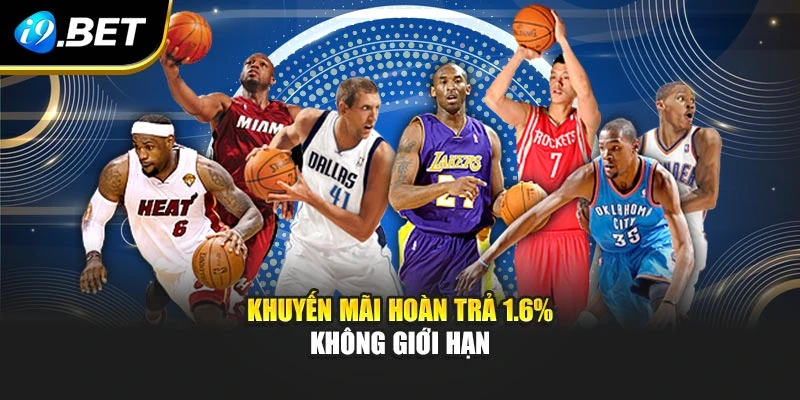 Khuyến mãi hoàn trả 1.6% không giới hạn